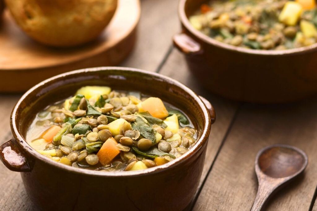 суп з сочевиці та капусти