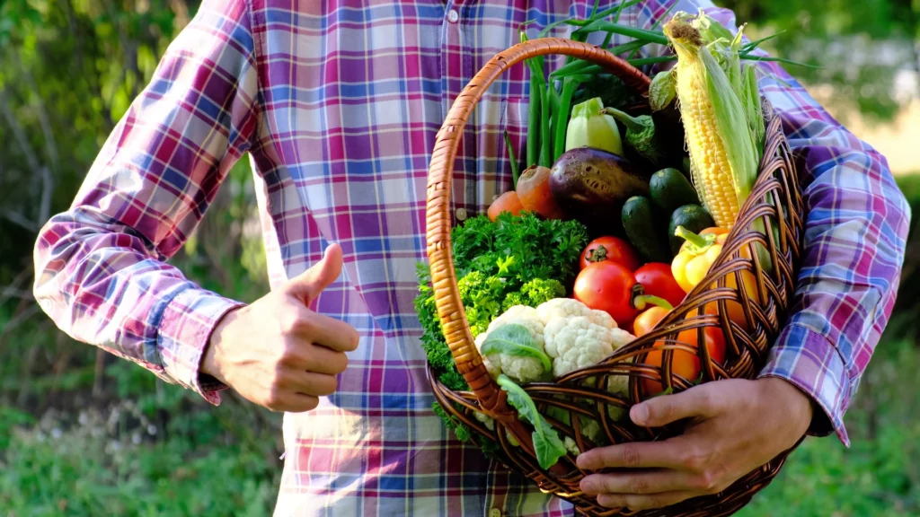 биологически выращенные овощи