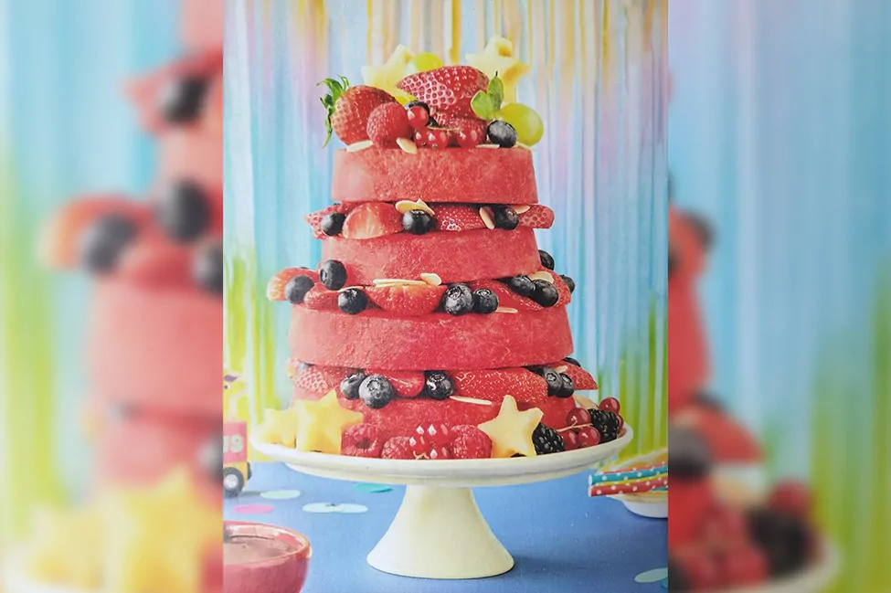 Торт кавуновий з шоколадом