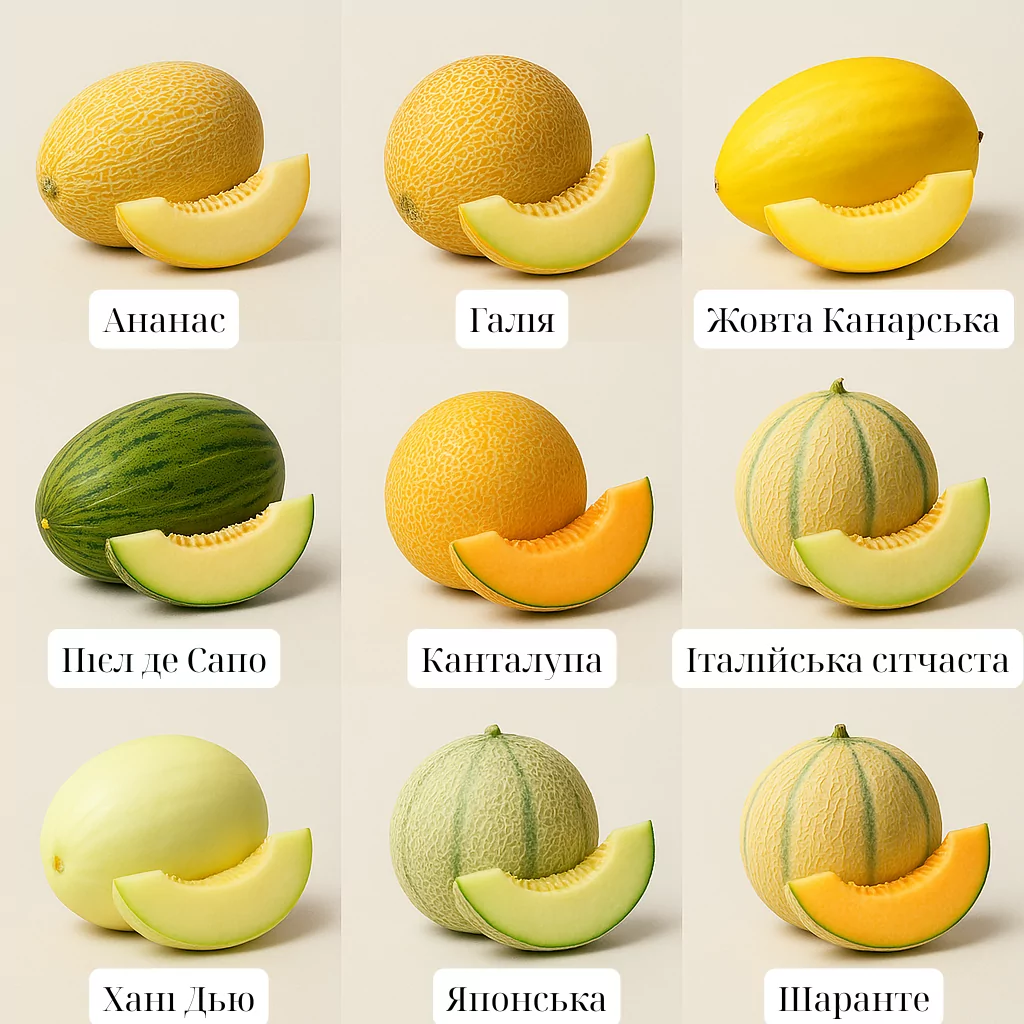різновидності дині